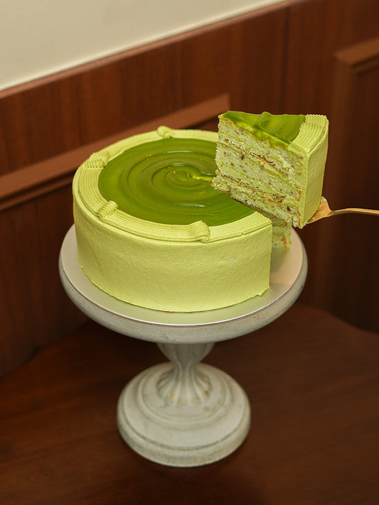 Kaya Pistachio Cake