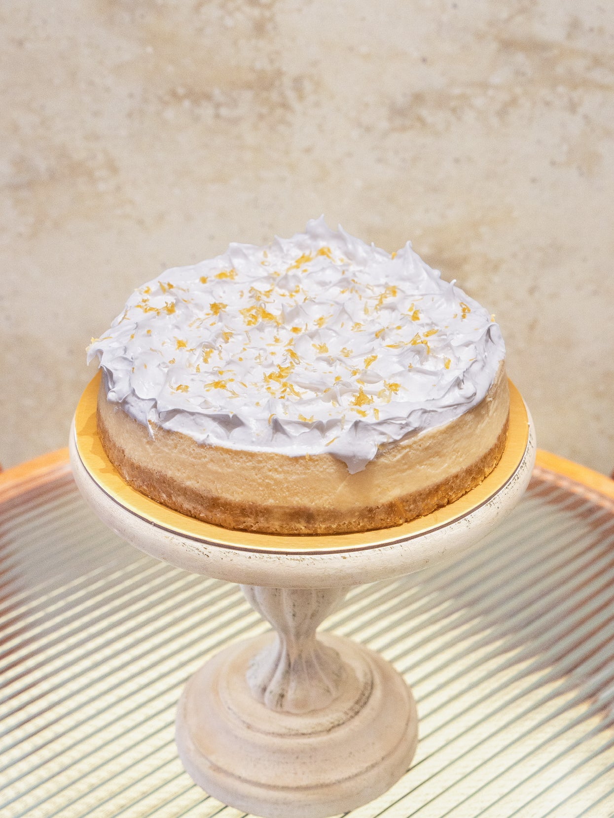 Yuzu Mascarpone Cheesecake