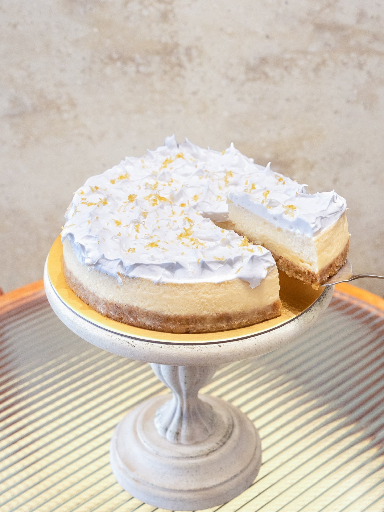 Yuzu Mascarpone Cheesecake