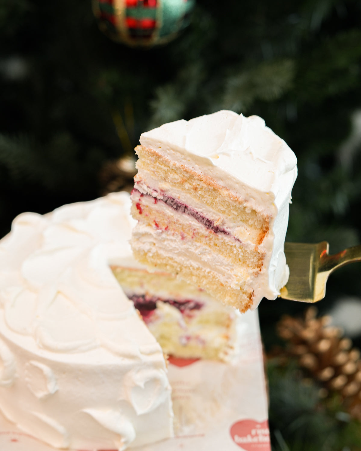 White Forest Cake šāļø