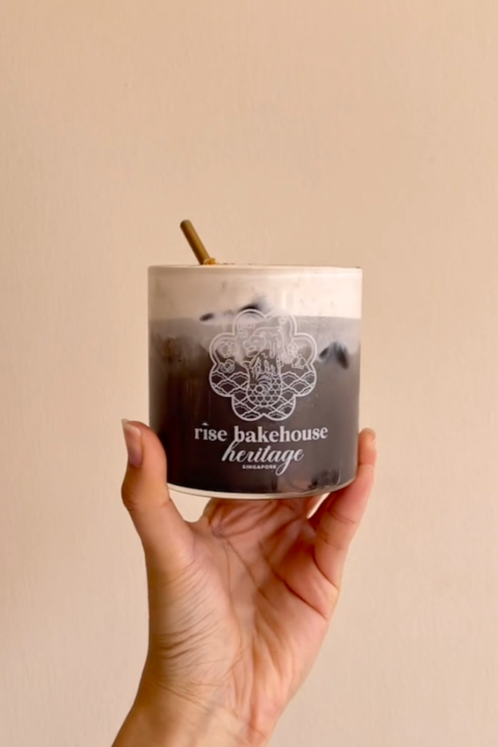 rise bakehouse heritage glass cup