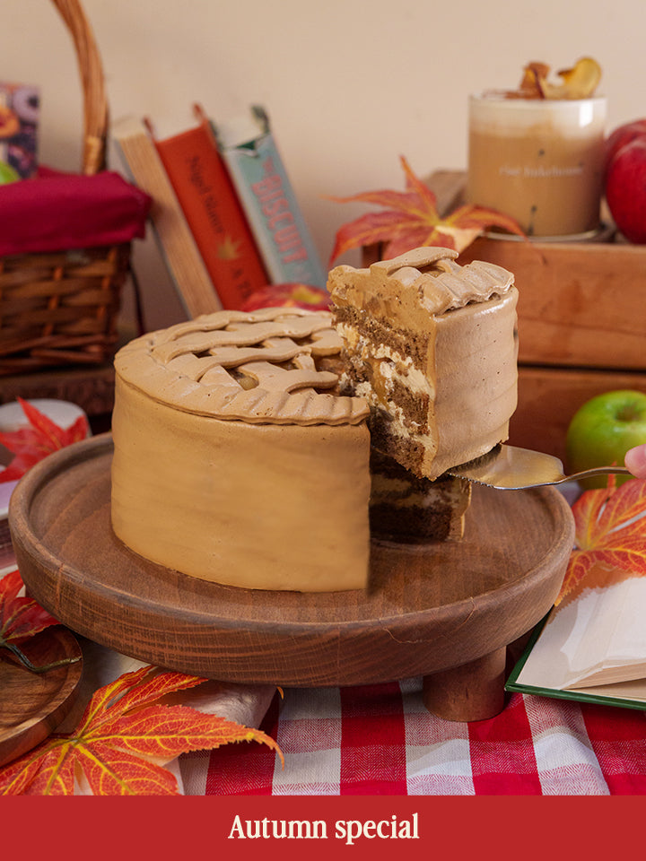 Rise Bakehouse - Apple Cinnamon Hojicha Cake Slice