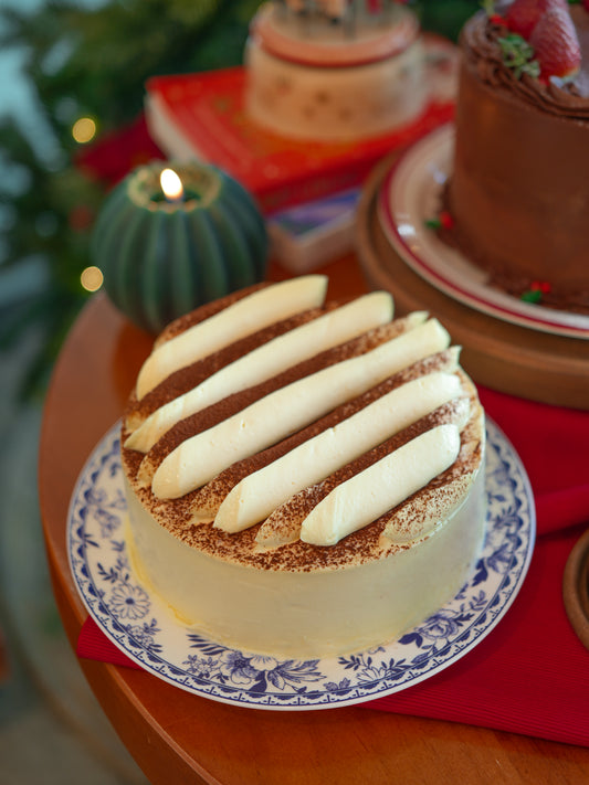 Classic Tiramisu Cake 🎅 (Christmas special)