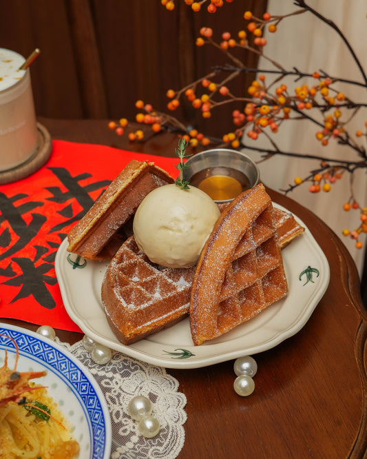 Gula Melaka Mochi Waffles