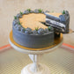 Black Sesame Kinako Cake