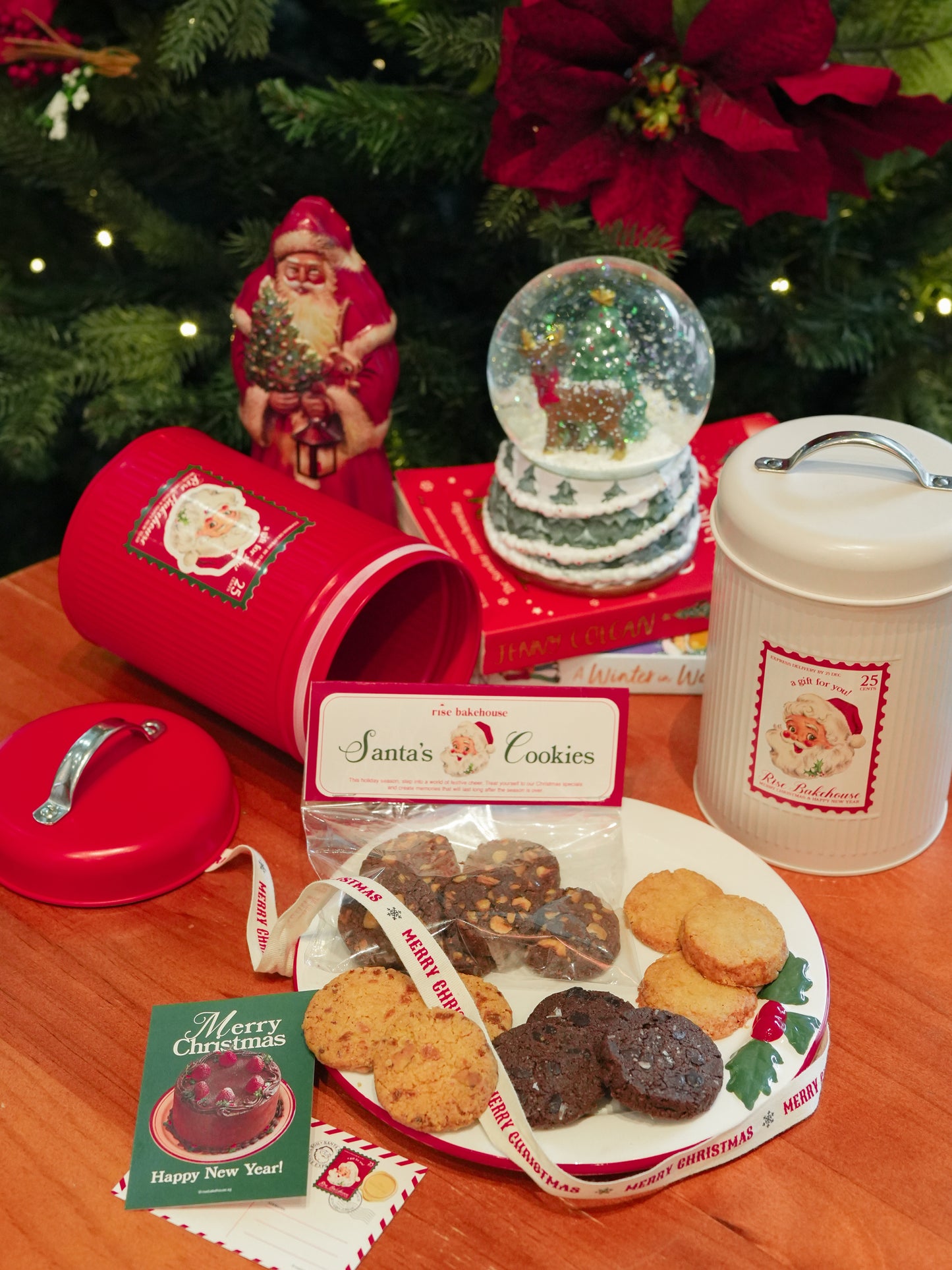 Santa's Premium Cookie Jar (with Sweet Rise Surprise Popsocket!)