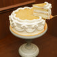 Honey Pear Chrysanthemum Cake