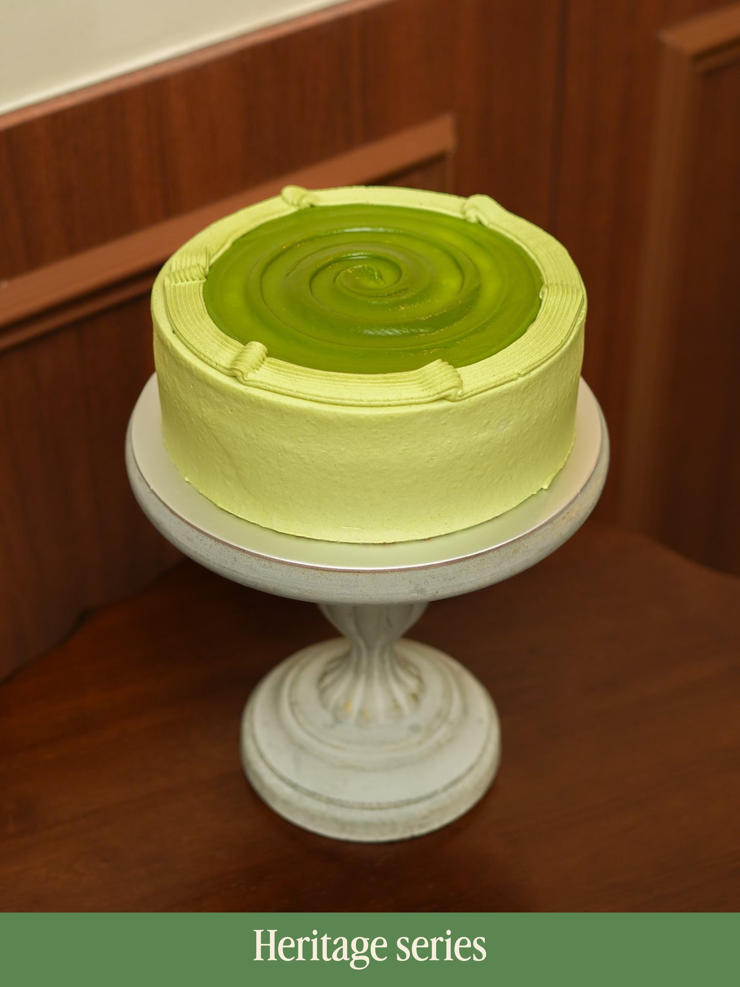 Kaya Pistachio Cake