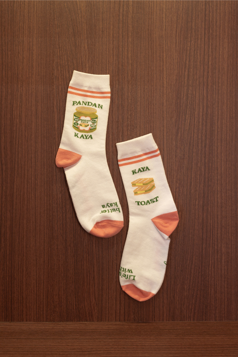 Singapore Socks (Kaya Toast)
