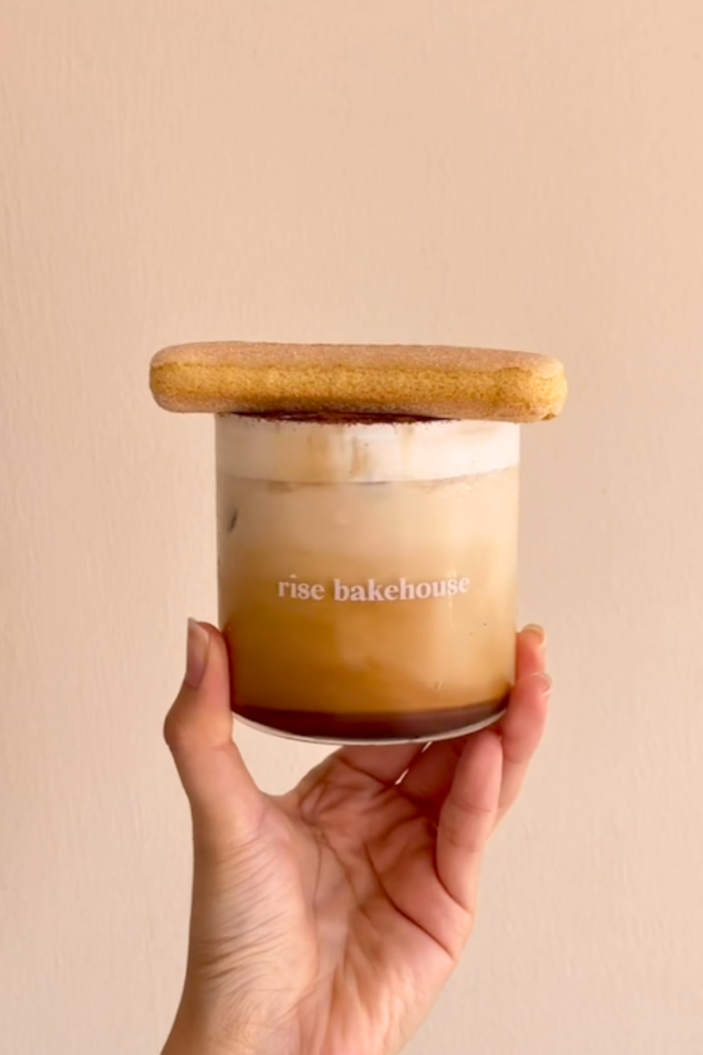 rise bakehouse glass cup